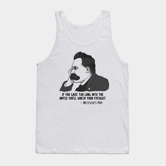 Nietzsche's Mom Tank Top by ExistentialComics